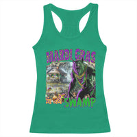 Funny Mardi Gras Rougarou Racerback Tank Top Mardi Gras In Da Swamp Cryptids Of Louisiana