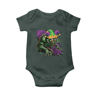 Funny Mardi Gras Rougarou Baby Onesie Cryptids Of Louisiana Jester Hat