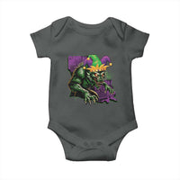 Funny Mardi Gras Rougarou Baby Onesie Cryptids Of Louisiana Jester Hat