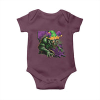 Funny Mardi Gras Rougarou Baby Onesie Cryptids Of Louisiana Jester Hat