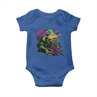 Funny Mardi Gras Rougarou Baby Onesie Cryptids Of Louisiana Jester Hat