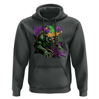 Funny Mardi Gras Rougarou Hoodie Cryptids Of Louisiana Jester Hat