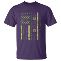Funny Mardi Gras New Orleans Louisiana T Shirt 504 Nola Area Code Glitter Print American Flag