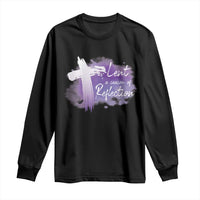 Ash Wednesday Long Sleeve Shirt Lent A Season Of Reflection Ashes Cross Christian Religious