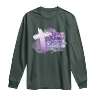 Ash Wednesday Long Sleeve Shirt Lent A Season Of Reflection Ashes Cross Christian Religious