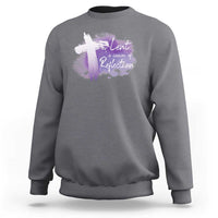 Ash Wednesday Sweatshirt Lent A Season Of Reflection Ashes Cross Christian Religious