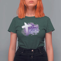 Ash Wednesday T Shirt For Women Lent A Season Of Reflection Ashes Cross Christian Religious