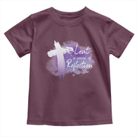Ash Wednesday Toddler T Shirt Lent A Season Of Reflection Ashes Cross Christian Religious