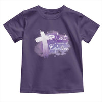Ash Wednesday Toddler T Shirt Lent A Season Of Reflection Ashes Cross Christian Religious