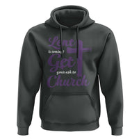Ash Wednesday Hoodie Lent Is Coming Get Your Ash To Church Ash Cross
