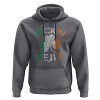 Funny Feckin Eejit Hoodie Ireland Irish Slang Shamrock St Patrick's Day