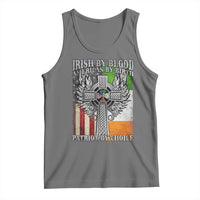 Irish Americans Tank Top Irish By Blood American By Birth Patriot By Choice Celtic Cross