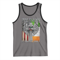 Irish Americans Tank Top Irish By Blood American By Birth Patriot By Choice Celtic Cross