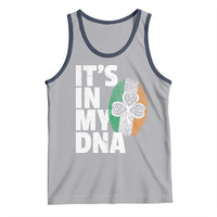 Funny Irish It's In My DNA Tank Top Ireland Fingerprint Flag