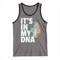 Funny Irish It's In My DNA Tank Top Ireland Fingerprint Flag