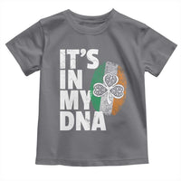 Funny Irish It's In My DNA Toddler T Shirt Ireland Fingerprint Flag