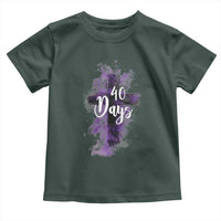40 Days Christian Religious Toddler T Shirt Ash Wednesday Ashes Cross