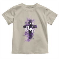 40 Days Christian Religious Toddler T Shirt Ash Wednesday Ashes Cross