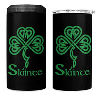 Funny Irish Beer Drinking St Patrick's Day Slainte 4 in 1 Can Cooler Tumbler Celtic Shamrock - Wonder Print Shop