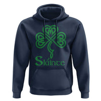 Funny Irish Beer Drinking St Patrick's Day Slainte Hoodie Celtic Shamrock