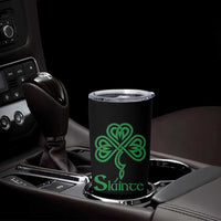 Funny Irish Beer Drinking St Patrick's Day Slainte Tumbler Cup Celtic Shamrock - Wonder Print Shop