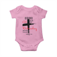 Ash Wednesday Baby Onesie Remember You are Dust And To Dust You Shall Return Genesis 3:19