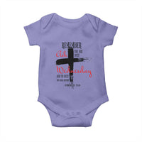 Ash Wednesday Baby Onesie Remember You are Dust And To Dust You Shall Return Genesis 3:19