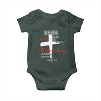 Ash Wednesday Baby Onesie Remember You are Dust And To Dust You Shall Return Genesis 3:19 Ashes Cross