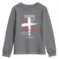 Ash Wednesday Youth Sweatshirt Remember You are Dust And To Dust You Shall Return Genesis 3:19 Ashes Cross