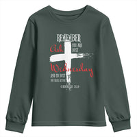 Ash Wednesday Youth Sweatshirt Remember You are Dust And To Dust You Shall Return Genesis 3:19 Ashes Cross