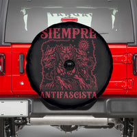 Siempre Antifascista Spare Tire Cover Anti Fascism Protest Vintage Hydra Dog
