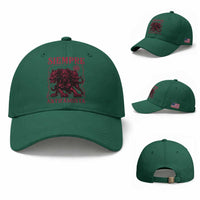 Siempre Antifascista Baseball Cap Anti Fascism Protest Vintage Hydra Dog