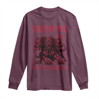 Siempre Antifascista Long Sleeve Shirt Anti Fascism Protest Vintage Hydra Dog