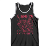 Siempre Antifascista Tank Top Anti Fascism Protest Vintage Hydra Dog