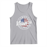 Funny 60th Birthday Tank Top Vintage 1966 Stamp 60 Years Old American Flag