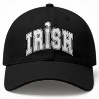 Funny Irish St Patricks Day Distressed Shamrock Ireland Pride Baseball Cap