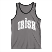 Funny Irish St Patricks Day Distressed Shamrock Ireland Pride Tank Top