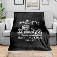 Dublin Castle Ireland Throw Blanket Baile Atha Cliath Ireland Travel Souvenir