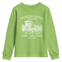 Dublin Castle Ireland Youth Sweatshirt Baile Atha Cliath Ireland Travel Souvenir