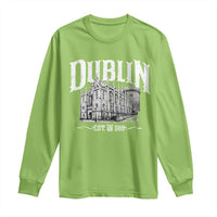 Dublin Castle Ireland Est 988 Travel Souvenir Long Sleeve Shirt
