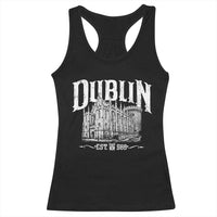 Dublin Castle Ireland Est 988 Travel Souvenir Racerback Tank Top