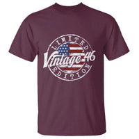 Funny 80th Birthday T Shirt Vintage 1946 Stamp 80 Years Old American Flag
