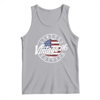 Funny 80th Birthday Tank Top Vintage 1946 Stamp 80 Years Old American Flag