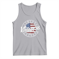 Funny 40th Birthday Tank Top Vintage 1986 Stamp 40 Years Old American Flag