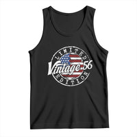 Funny 70th Birthday Tank Top Vintage 1956 Stamp 70 Years Old American Flag