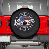 Funny 50th Birthday Spare Tire Cover Vintage 1976 Stamp 50 Years Old American Flag