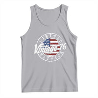 Funny 50th Birthday Tank Top Vintage 1976 Stamp 50 Years Old American Flag