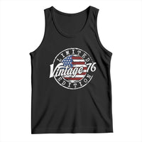 Funny 50th Birthday Tank Top Vintage 1976 Stamp 50 Years Old American Flag