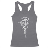 Easter He Is Risen Racerback Tank Top Christian Easter Day Religious Cross