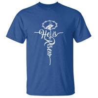 Easter He Is Risen T Shirt Christian Easter Day Religious Cross